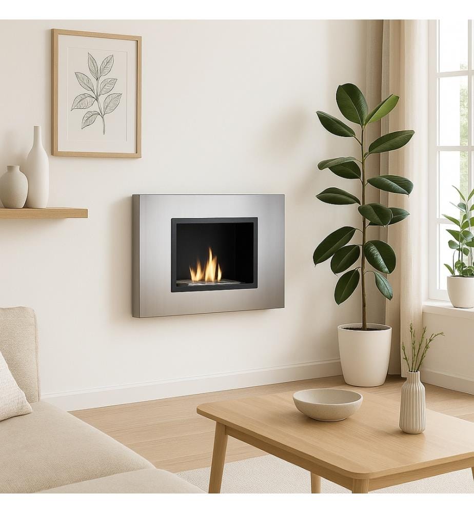 Winter J. Bioethanol-Kamin 78x17x54 cm - Grau