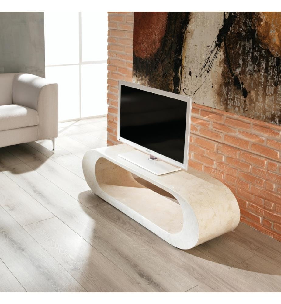 Tito Fossil Stein Couchtisch 130x35x35 cm