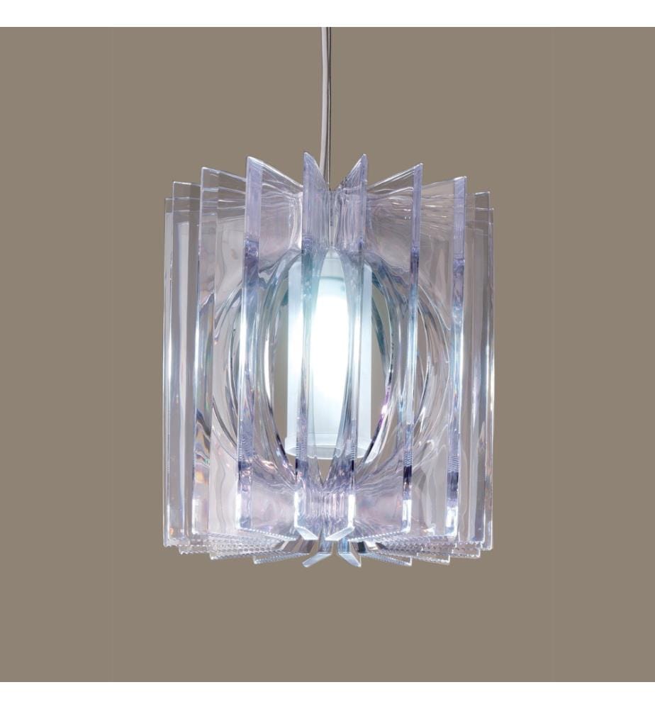 Acryl-Deckenleuchter 27x29 cm - Transparent