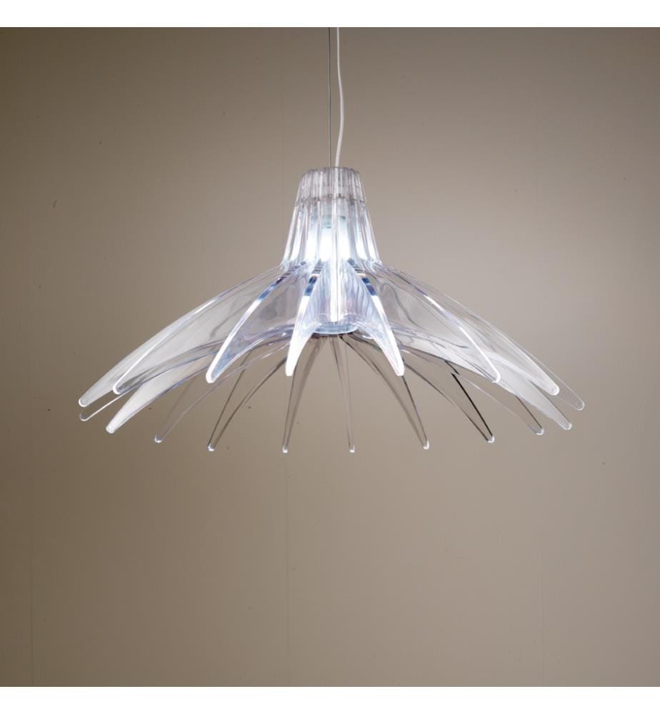 Acryl-Deckenleuchter 70x35 cm - Transparent