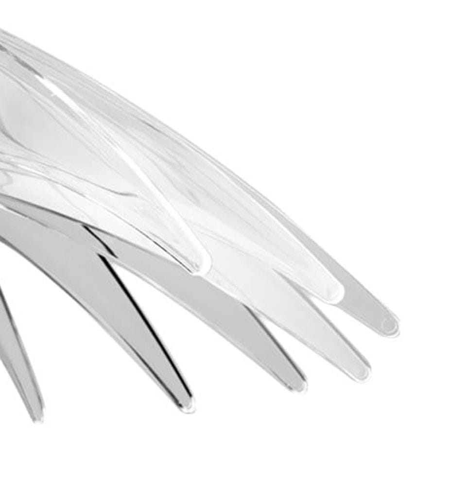 Acryl-Deckenleuchter 70x35 cm - Transparent