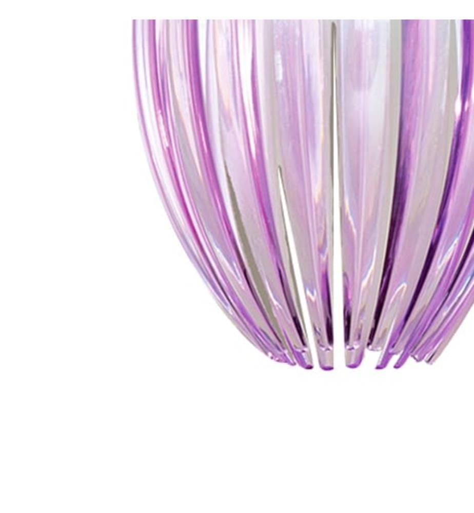 Lampada Acryl-Deckenleuchter 18x28 cm - Violett