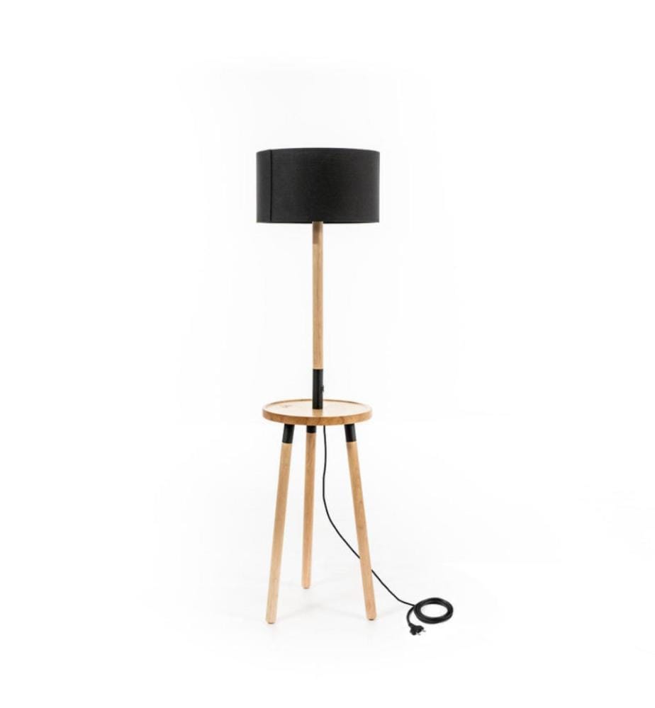 Acrux Stehleuchte 40x40x135 cm - Schwarz