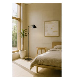 LED-Stehlampe Antares - Schwarz