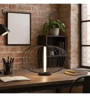 LED-Tischlampe Mizar - Schwarz