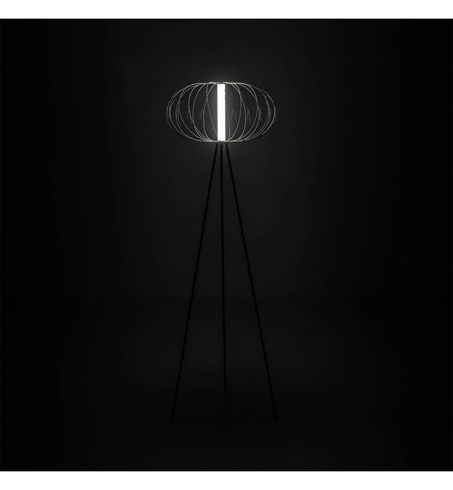 LED-Stehlampe Mizar - Schwarz