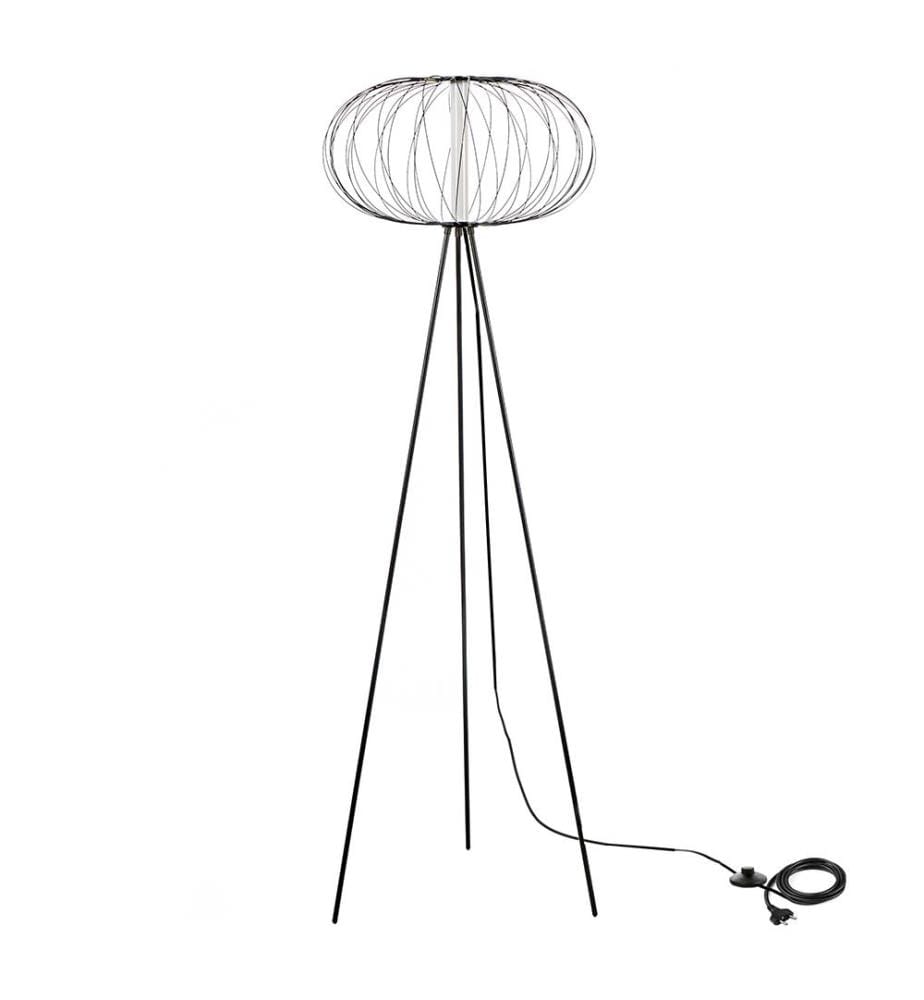LED-Stehlampe Mizar - Schwarz
