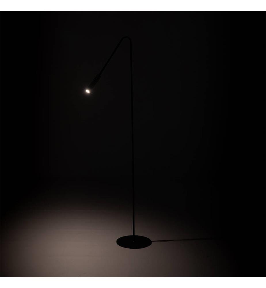 LED-Stehlampe Vega - Schwarz