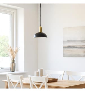 Spica Pendelleuchte 20x20x150 cm - Schwarz