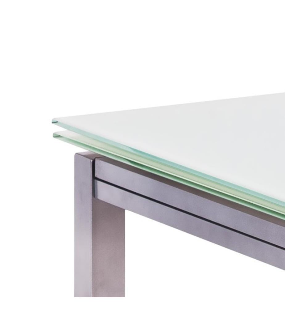 Baud Ausziehbarer Esstisch 130/200x80 cm - Weiss