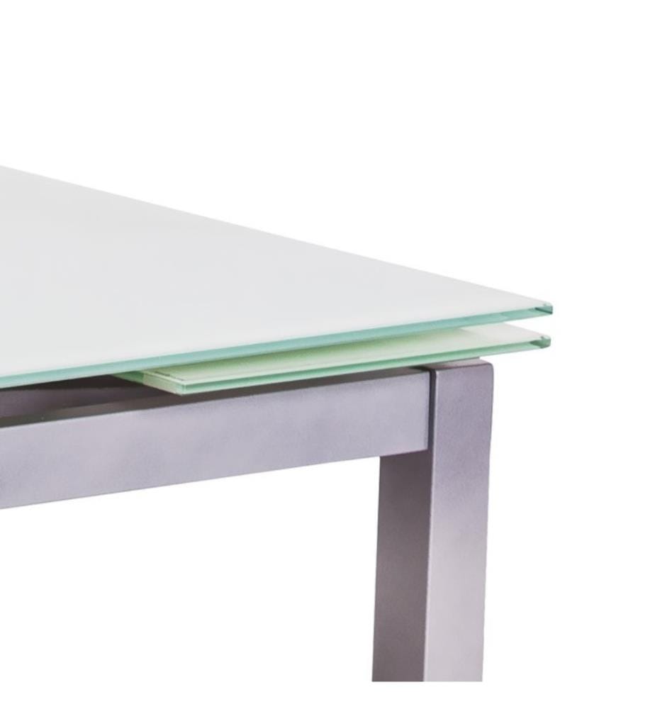 Baud Ausziehbarer Esstisch 130/200x80 cm - Weiss