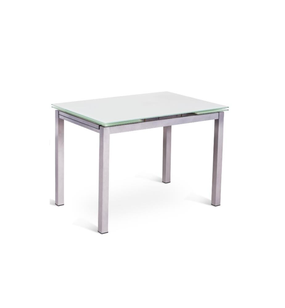 Baud Ausziehbarer Esstisch 130/200x80 cm - Weiss