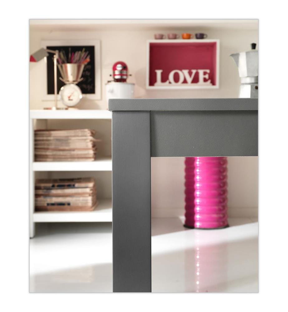 Ausziehtisch Kaedi 130/210 x 80 x 76 cm - Grau