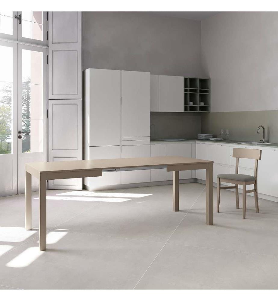 Traffic Extendable Dining Table 130/210x80 cm - Taupe