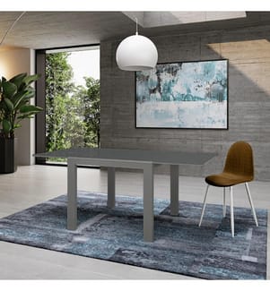 Banner Ausziehbarer Tisch 90/163,5x90 cm - Grau