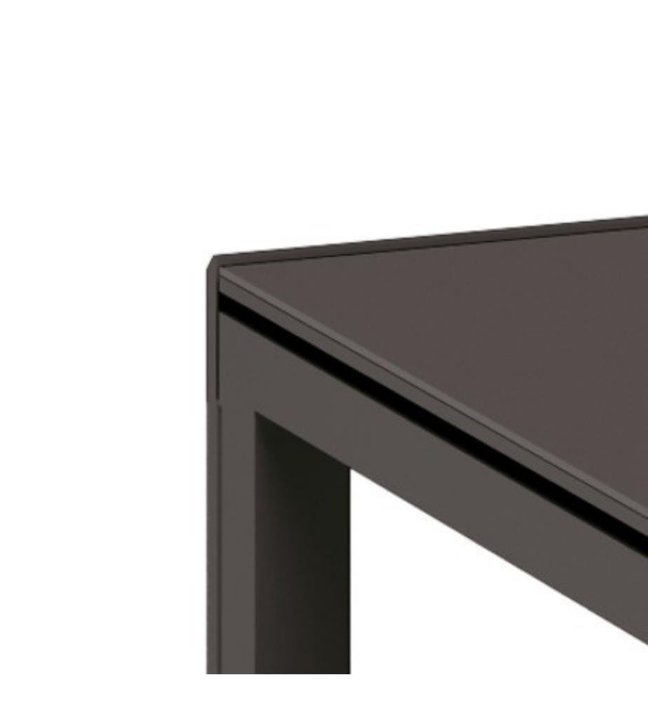 Ausziehbarer Executive-Tisch 120/350x83 cm - Grau
