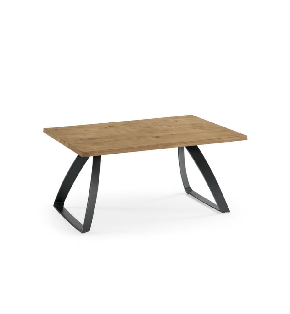 Bridge Extendable Table 200/300x100 cm - Brown and Black