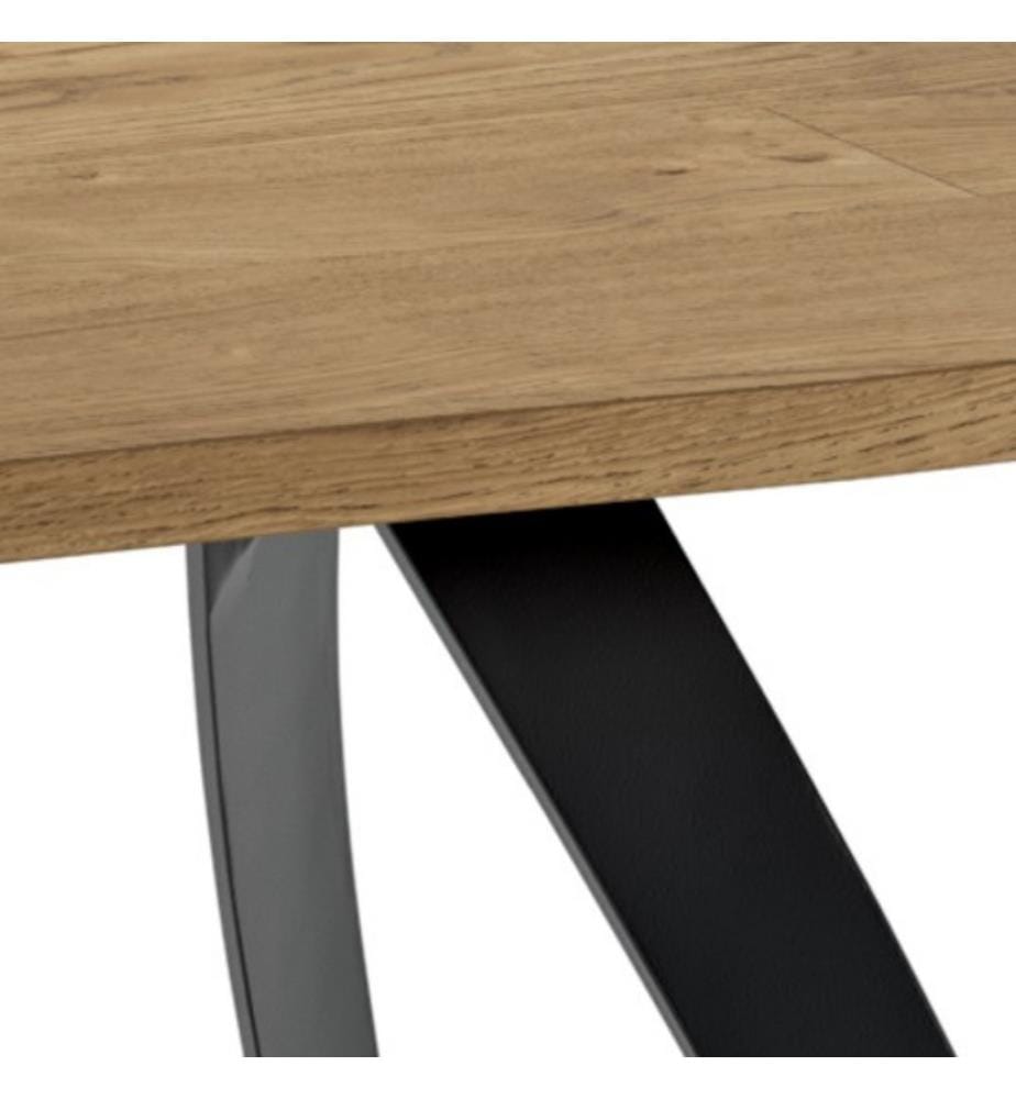 Bridge Extendable Table 200/300x100 cm - Brown and Black