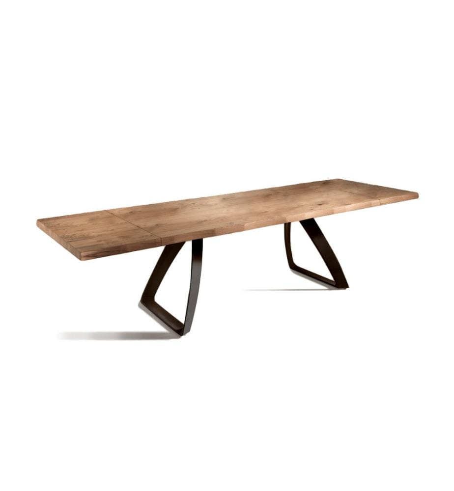 Bridge Extendable Table 160/240x90 cm - Brown and Black