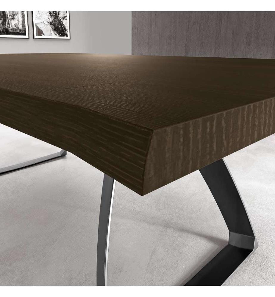 Bridge Extendable Table 160/240x90 cm - Brown and Black