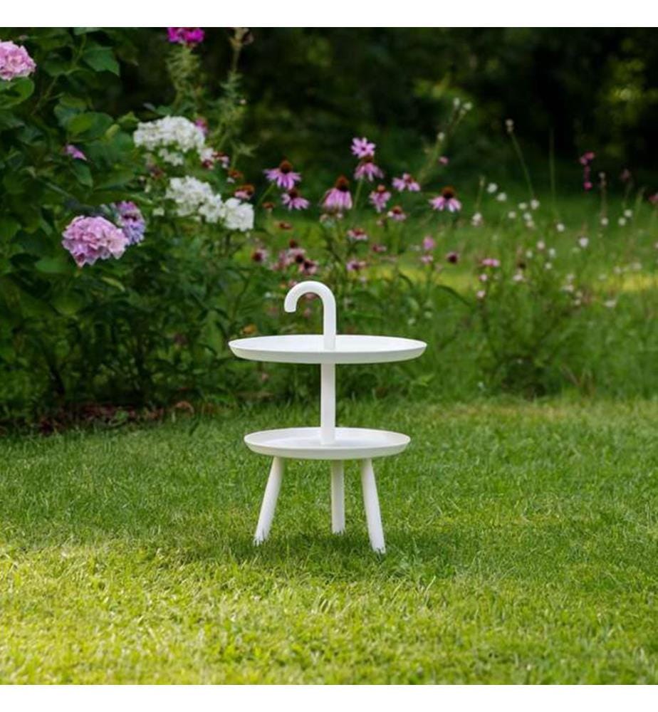 Sunny Polypropylene Outdoor Side Table 41x55 cm - White