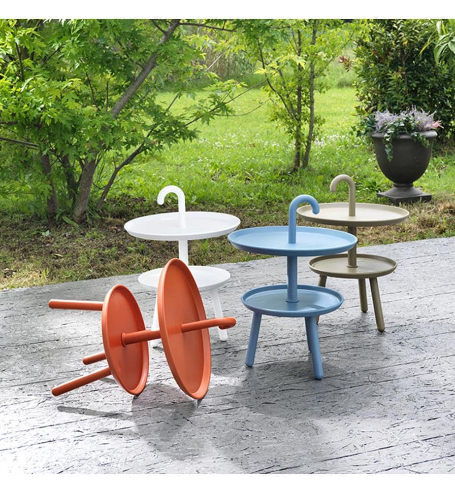 Sunny Polypropylene Outdoor Side Table 41x55 cm - Gray