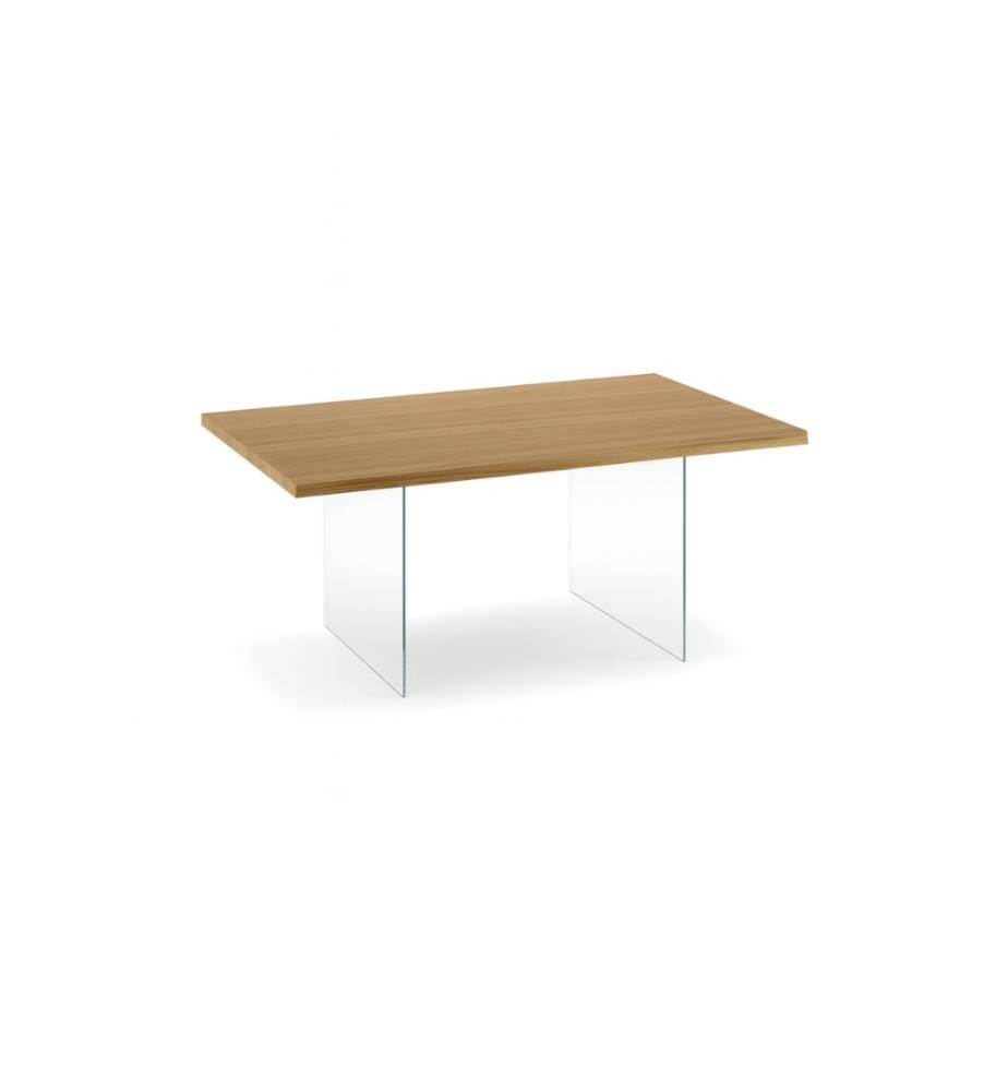 Snooker Festtisch 160x90 cm - Braun und Transparent