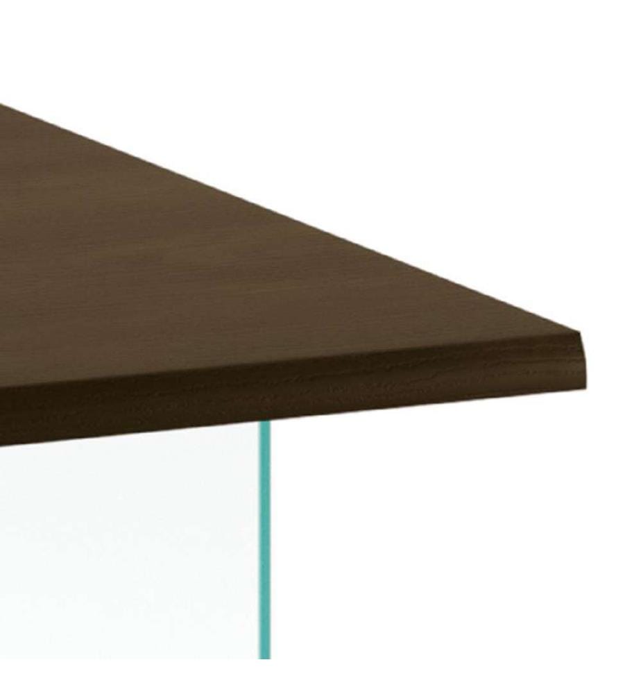 Snooker Extendable Table 160/240x90 cm - Brown and Transparent