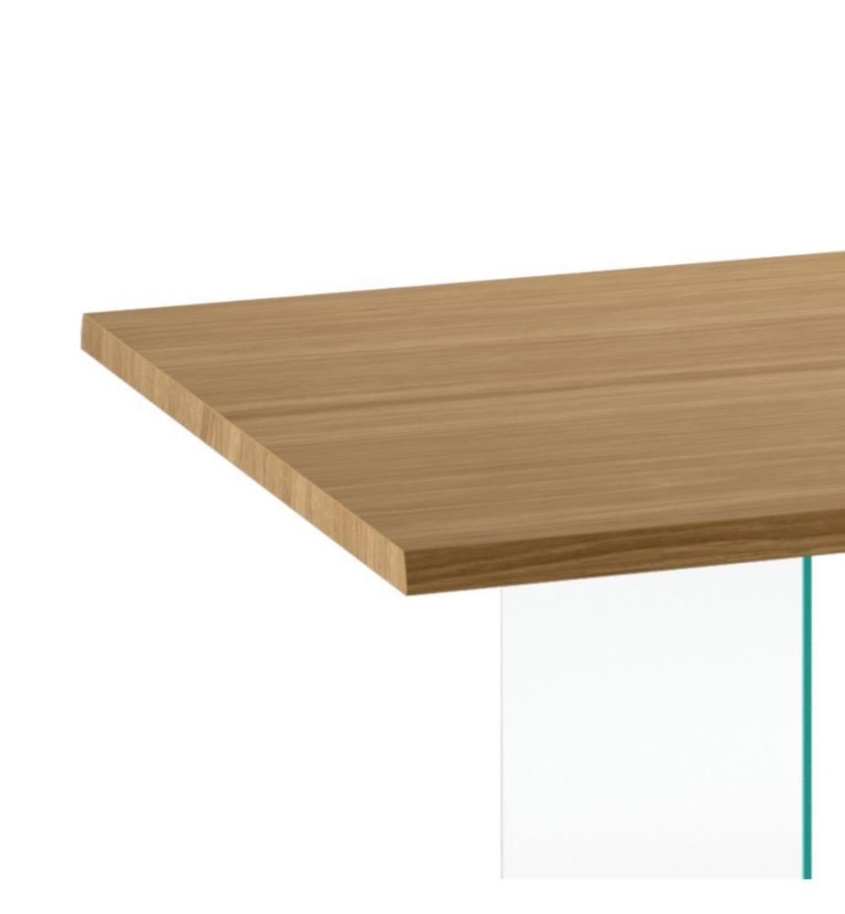 Snooker Extendable Table 200/300x100 cm - Brown and Transparent