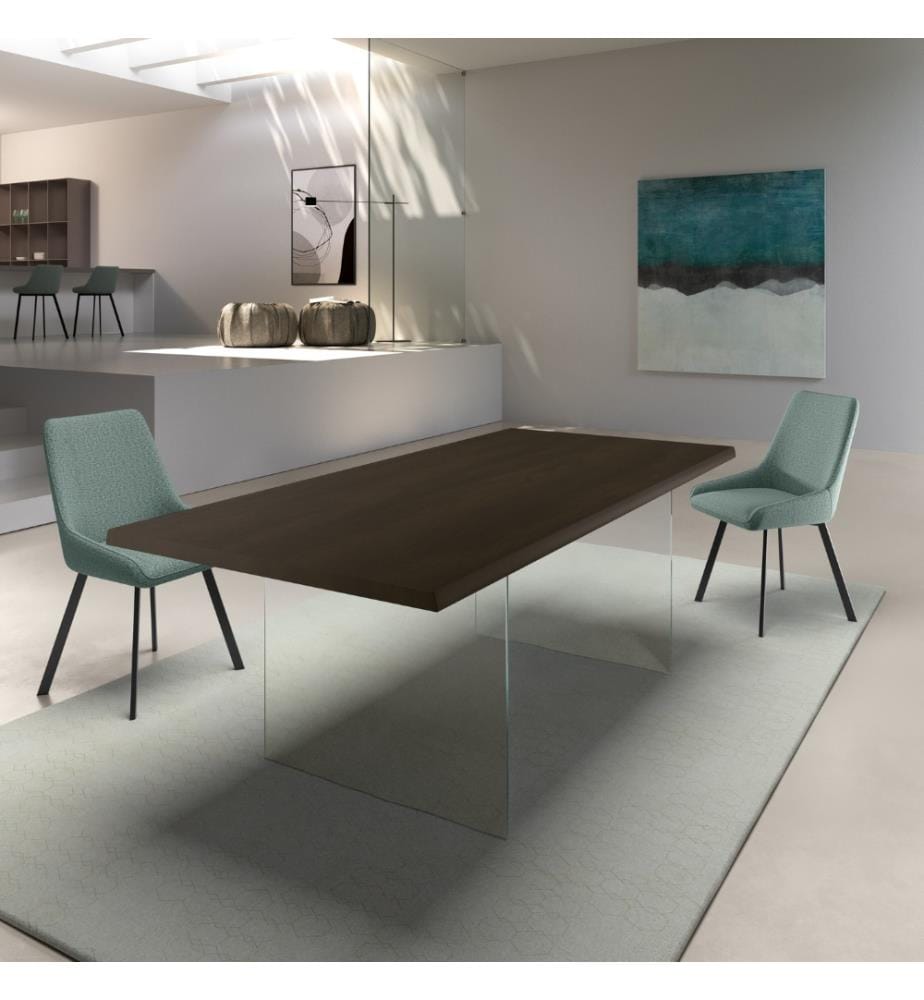 Snooker Extendable Table 200/300x100 cm - Brown and Transparent