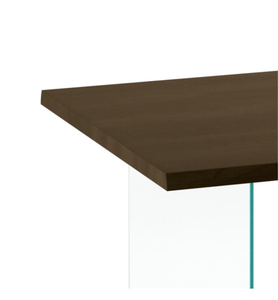 Snooker Extendable Table 200/300x100 cm - Brown and Transparent