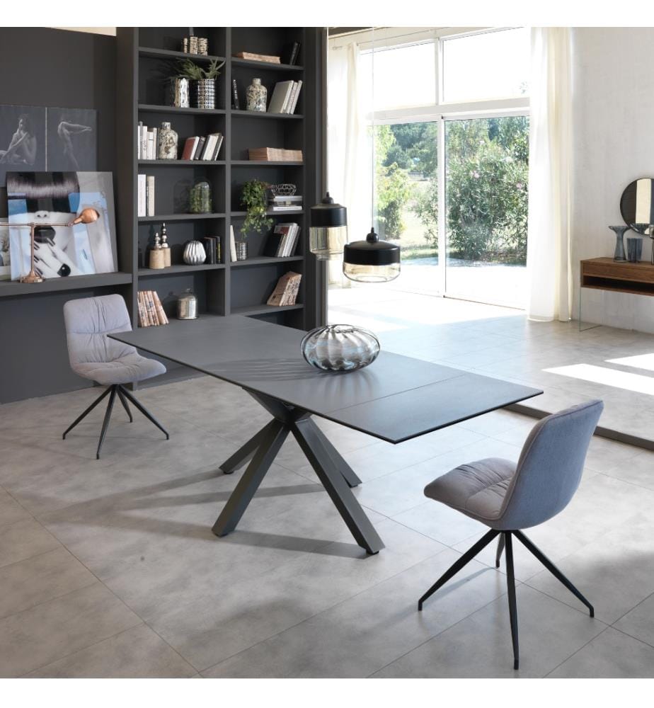 Ceramica Extendable Table 160/240x90 cm - Grey