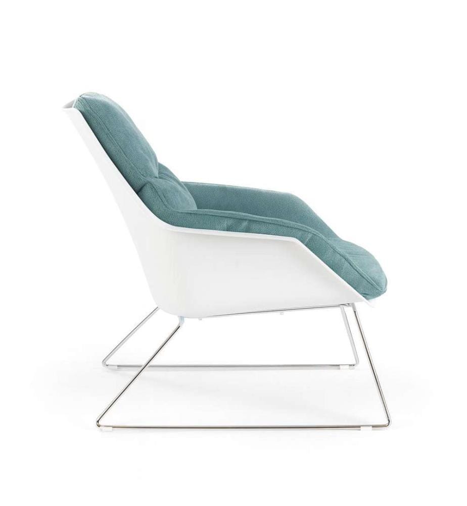 Grace 2er Set Sessel aus Polypropylen 74x85x86 cm - Aquamarin