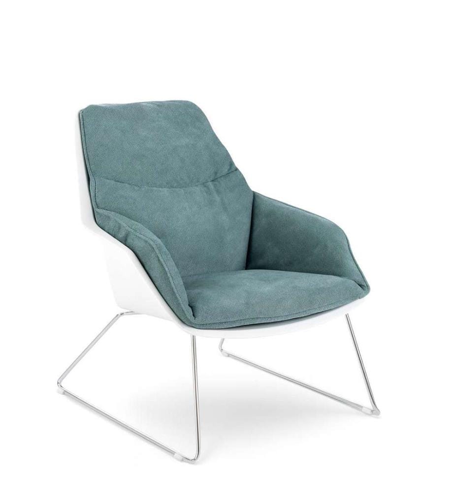 Grace 2er Set Sessel aus Polypropylen 74x85x86 cm - Aquamarin