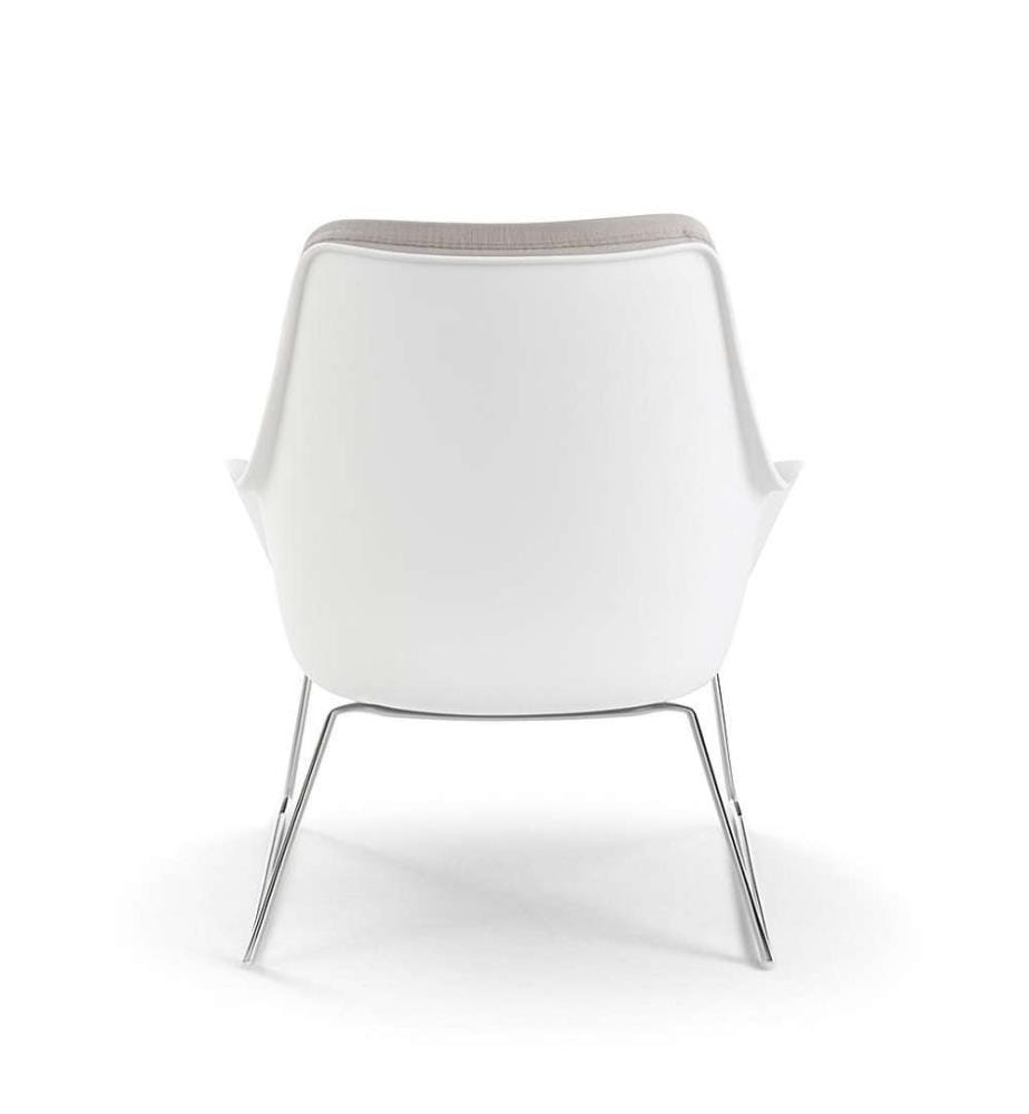 Grace 2er-Set Sessel aus Polypropylen 74x85x86 cm - Hellgrau