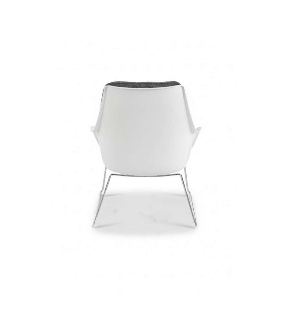 Grace 2er-Set Sessel aus Polypropylen 74x85x86 cm - Dunkelgrau