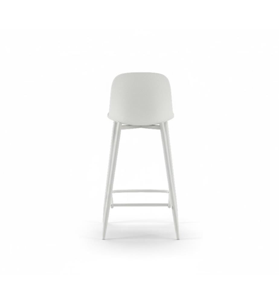 4er-Set Frida Hocker aus Polypropylen 47x47x92 cm - Weiss