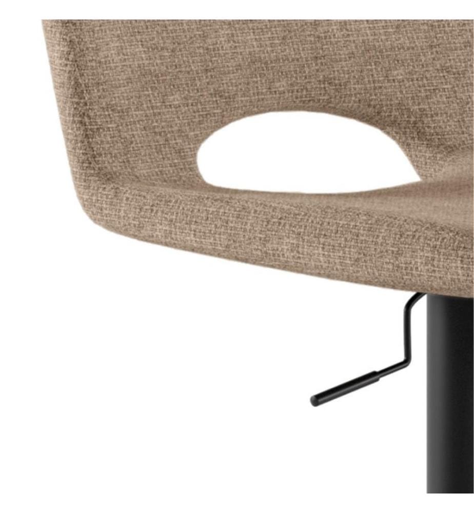 2er-Set Alex Stoffhocker 52x45x89/104 cm - Gelb und Schwarz