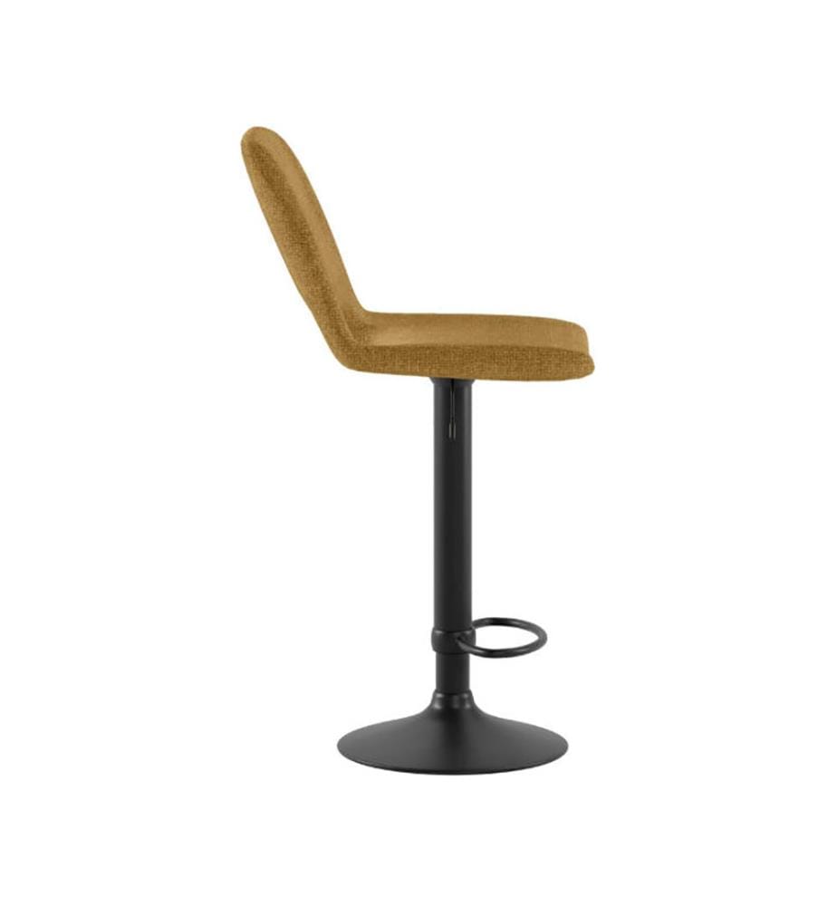 2er-Set Alex Stoffhocker 52x45x89/104 cm - Gelb und Schwarz