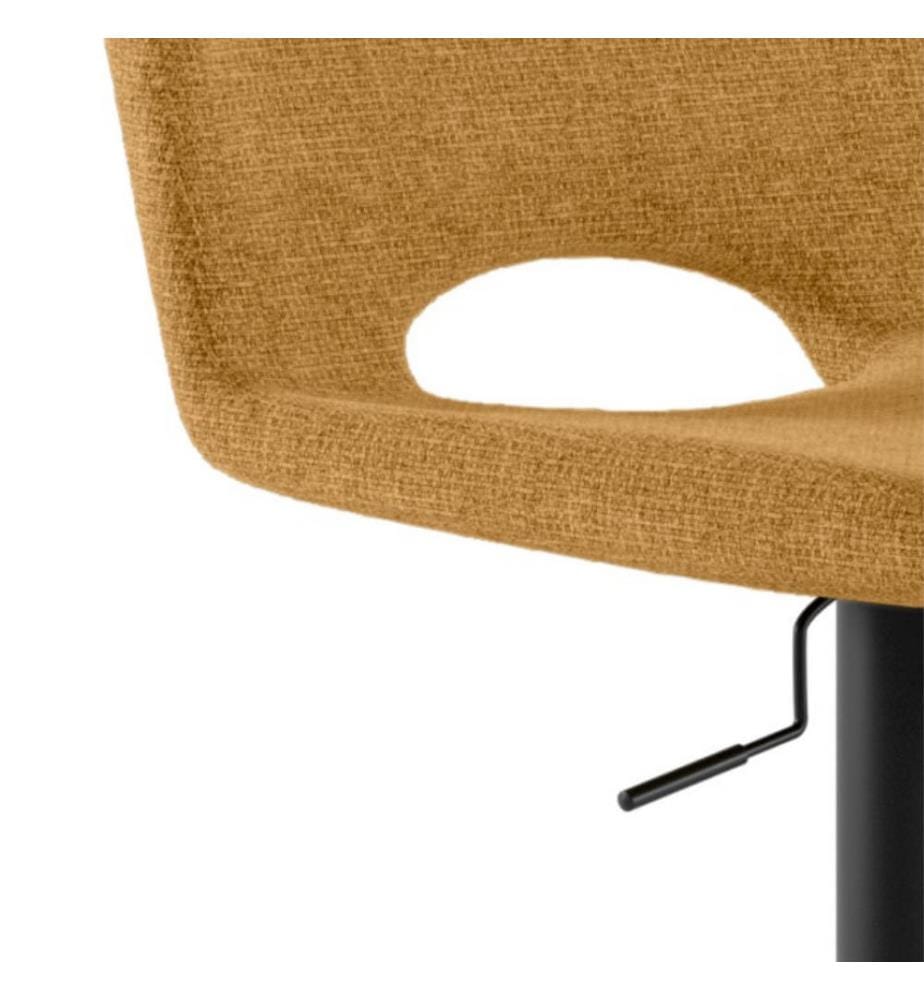 2er-Set Alex Stoffhocker 52x45x89/104 cm - Gelb und Schwarz