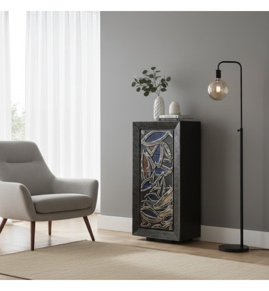 Cassettiera Kommode 60x55x130,5 cm - Multicolor