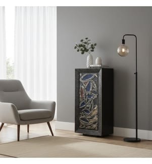 Cassettiera Kommode 60x55x130,5 cm - Multicolor