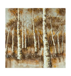 Quadro Öl auf Holz 100x100 cm - Multicolor