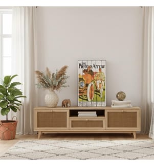 Posterdruck auf Holz 60x100 cm - Multicolor