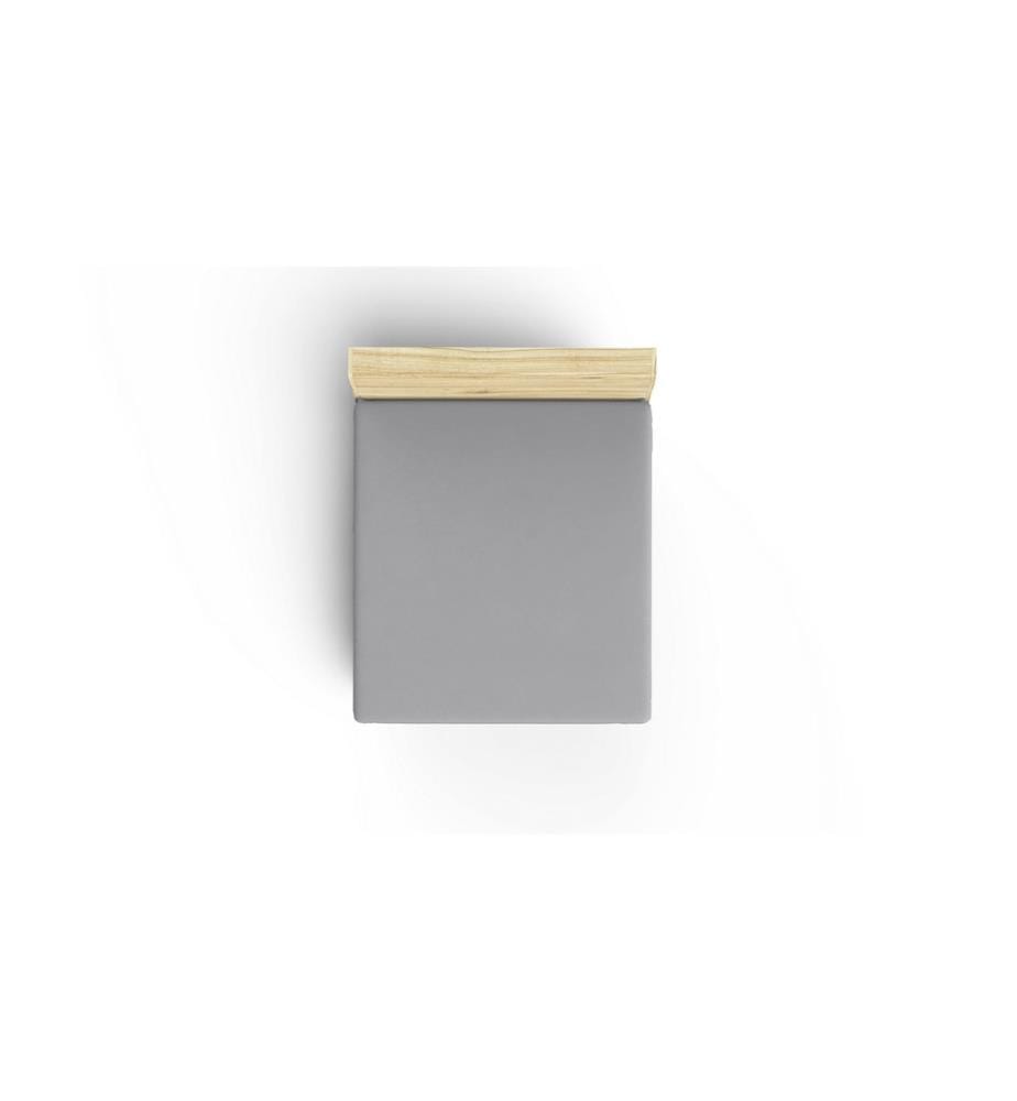 Lenzuolo con angoli singolo Ranforce, grigio, 100% cotone