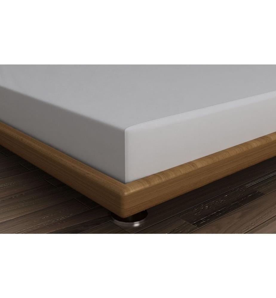 Lenzuolo con angoli singolo Ranforce, grigio, 100% cotone