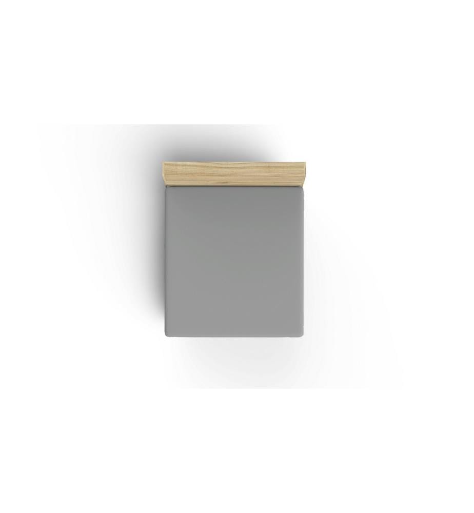 Ranforce Super King Fitted Sheet, Dark Grey, 100% COTTON