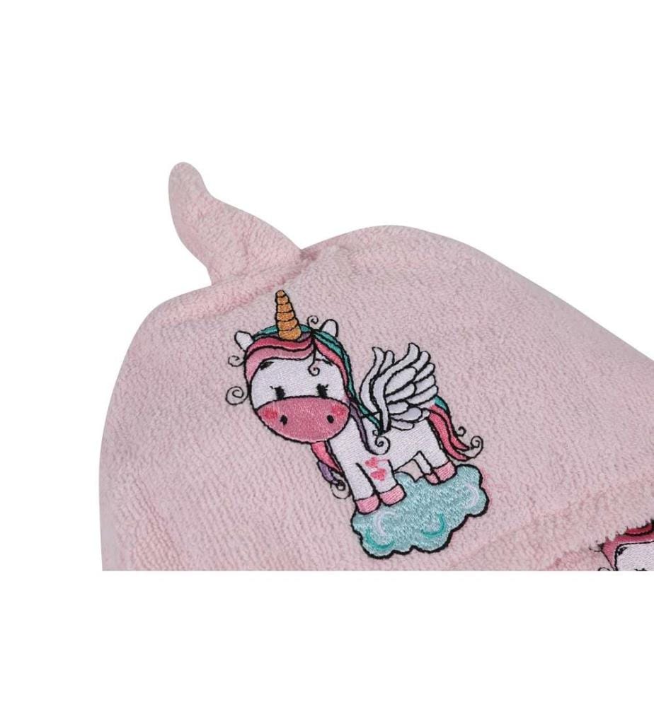 Set da bagno per neonati, rosa, 100% cotone, accappatoio per neonati: 0-2 anni