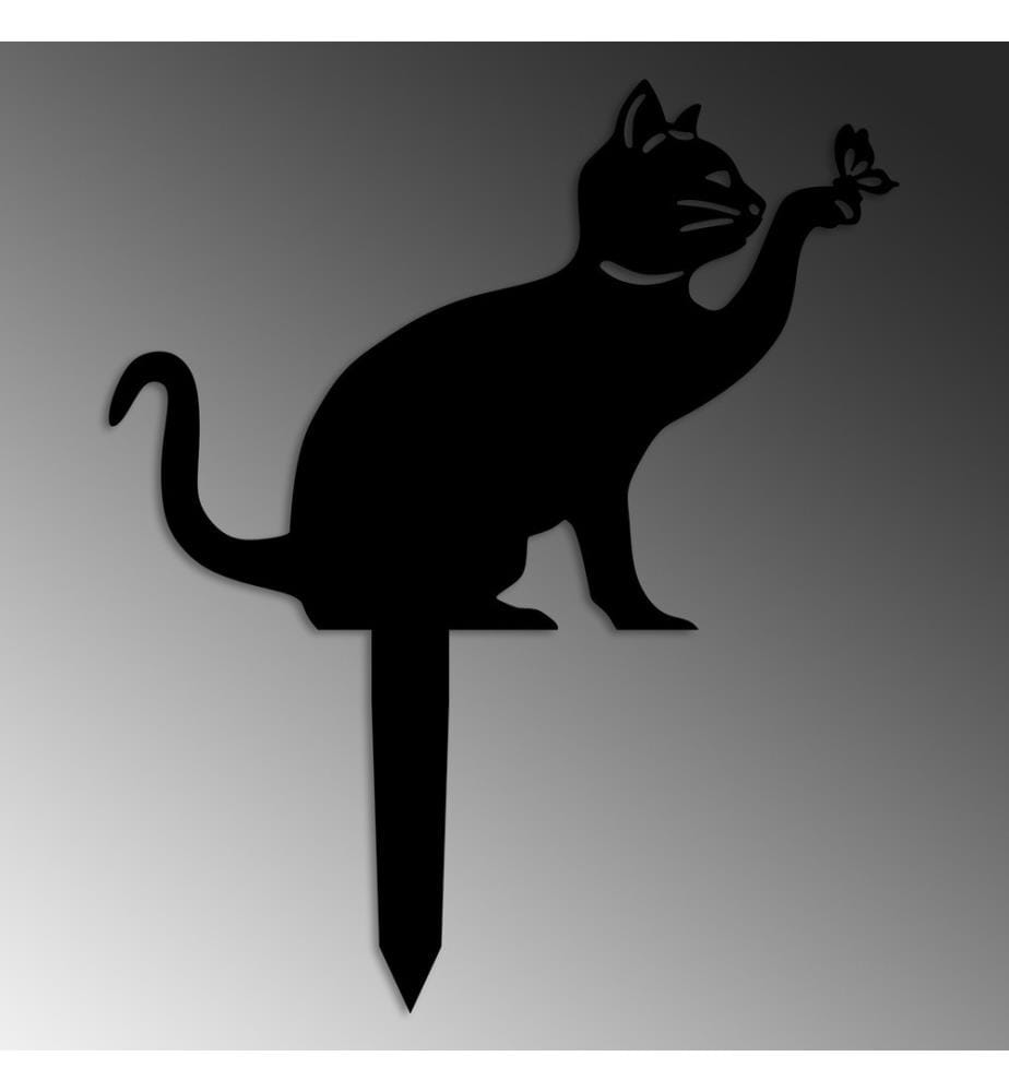 Dekoratives Objekt, schwarz, 100 % Metall