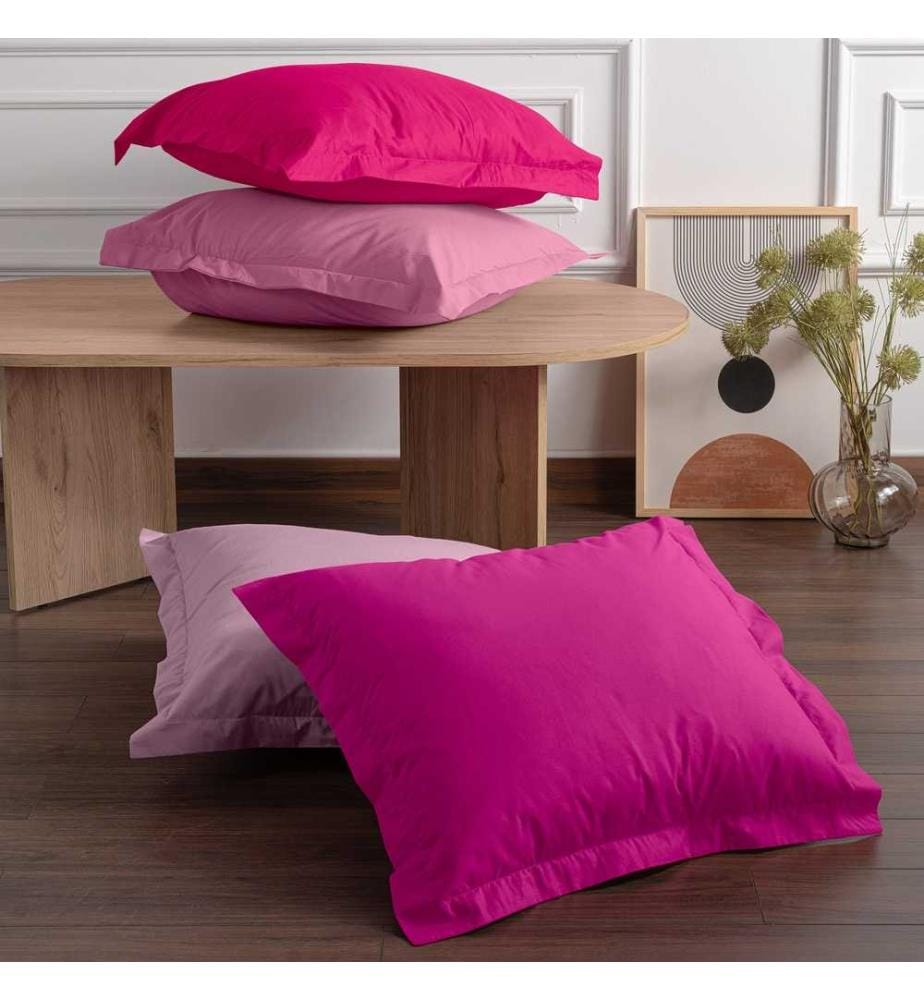 Set di federe Oxford, 2 pezzi, rosa antico, 100% cotone RANFORCE